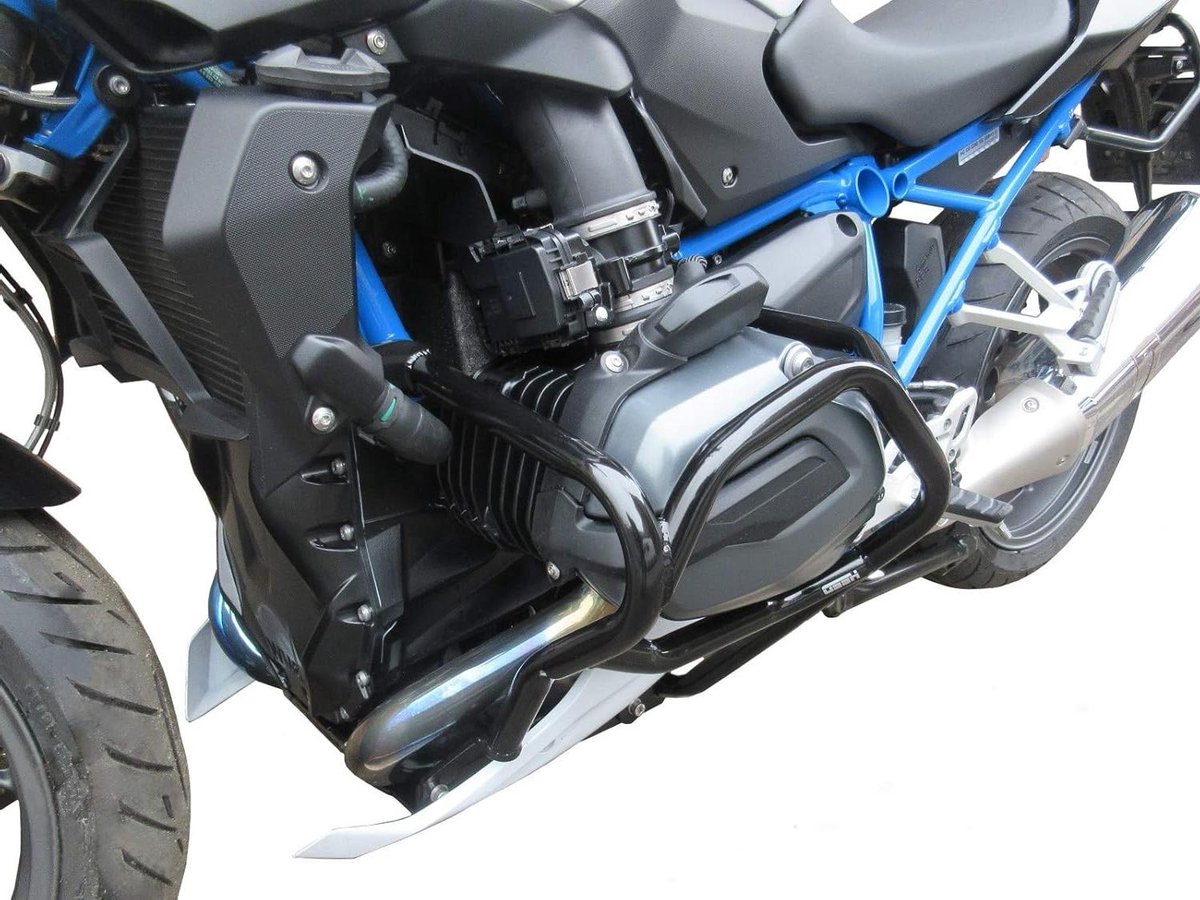 Valbeugel Motor - Motorbescherming - Schade Voorkomen - Gepoedercoat Staal - Specifieke Pasvorm - Zwart