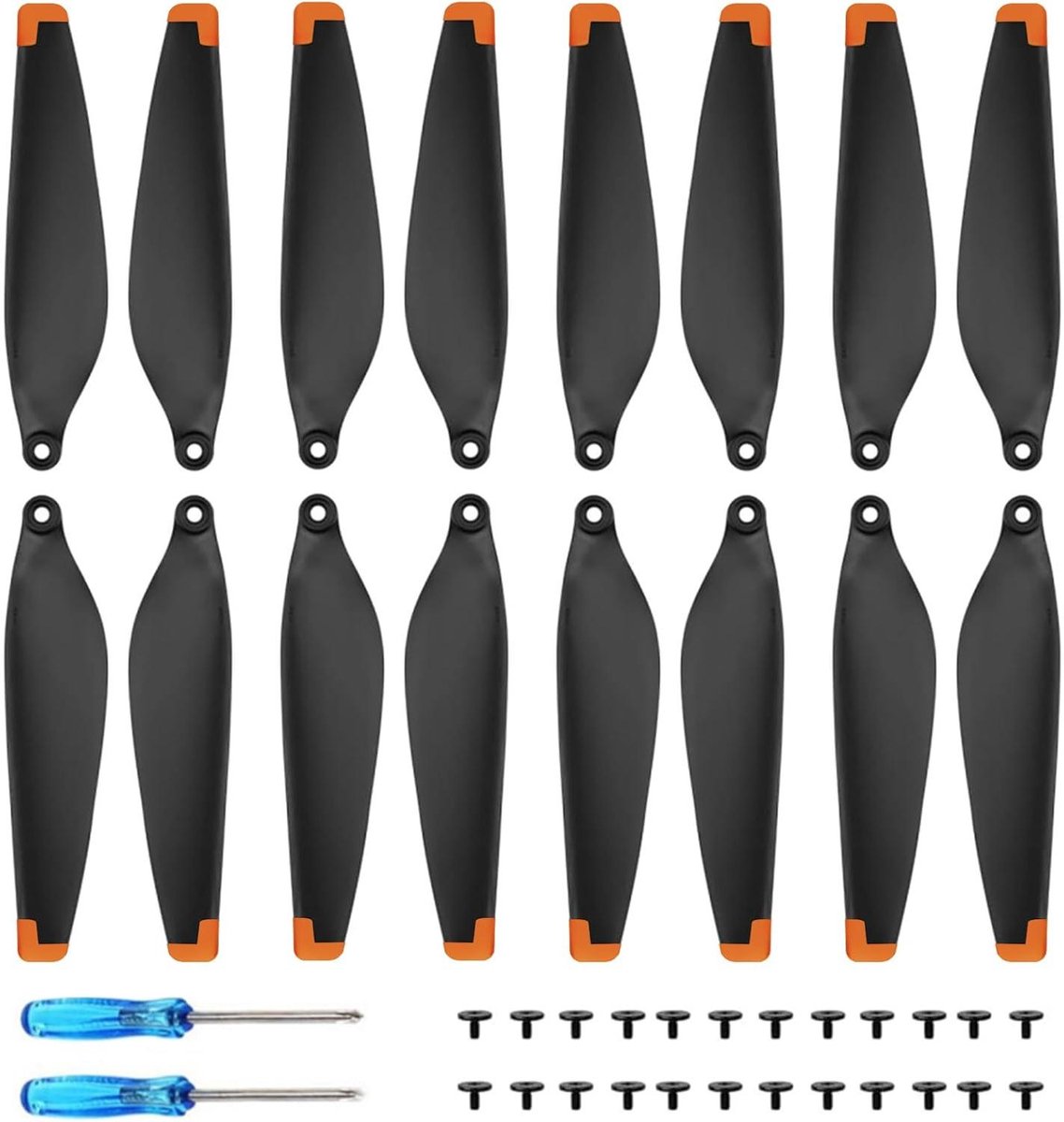 Drone Propellers - Vliegbladen - Drone Vliegen - Lichtgewicht Ontwerp - 6.5 cm - Oranje