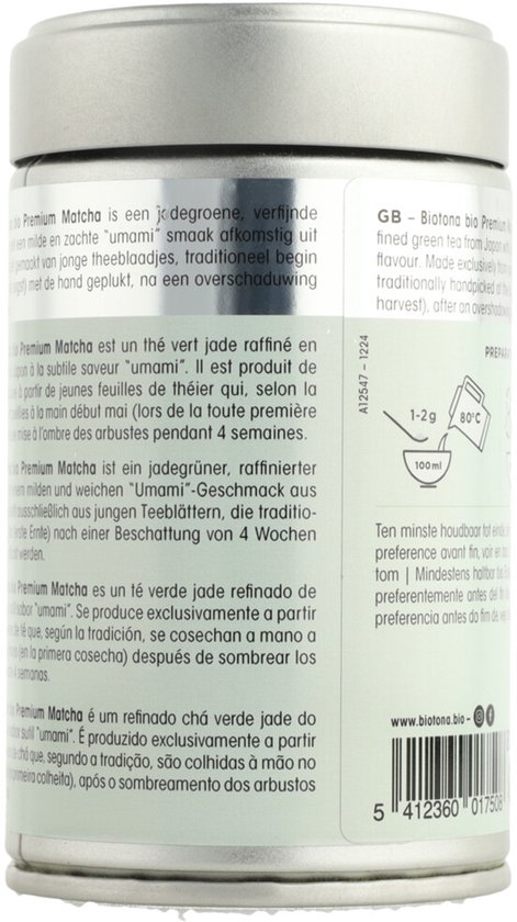 Biotona matcha poeder