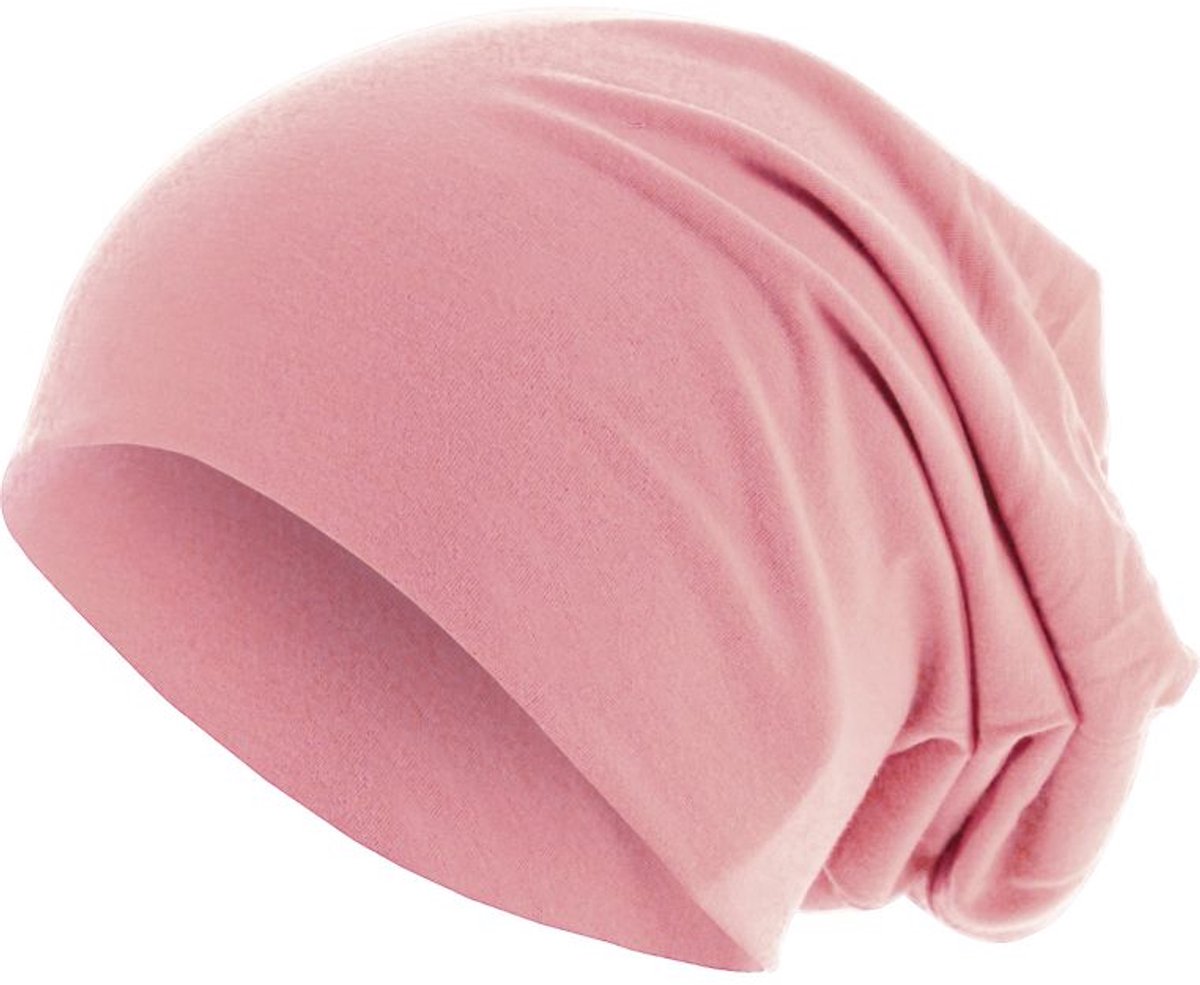 MasterDis beanie muts pastel pink in one size