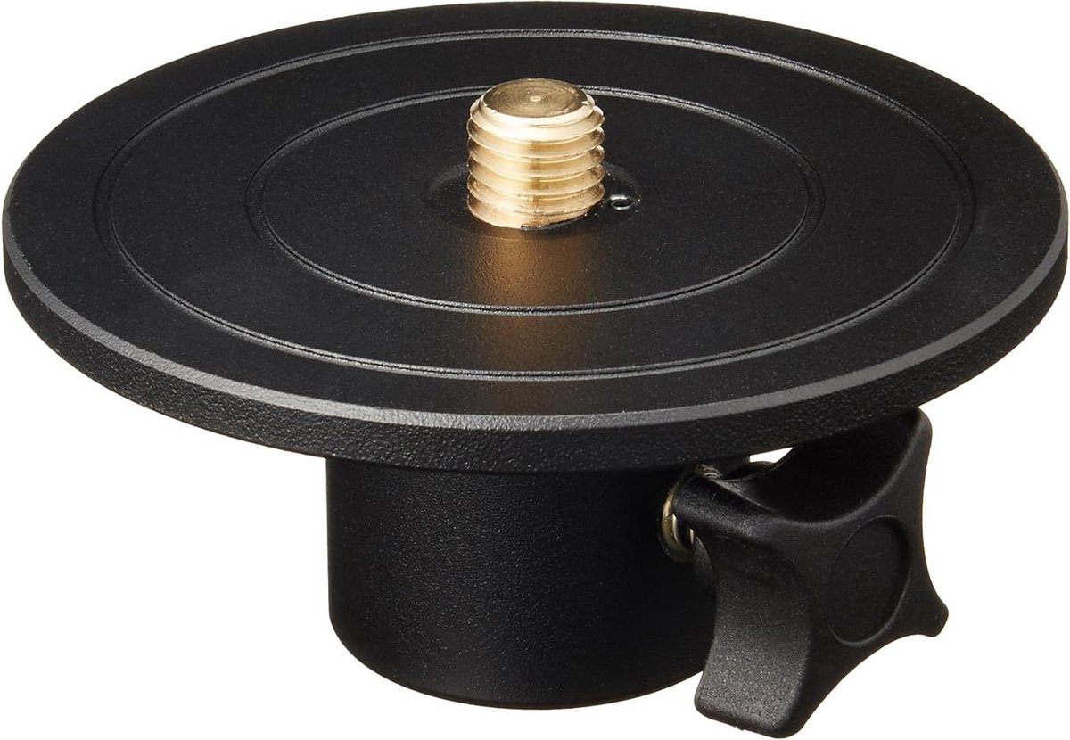 Meetplaatadapter - Statiefbus - Statief aanpassen - Twee delen aansluiting - 1x1x1 cm - Zwart
