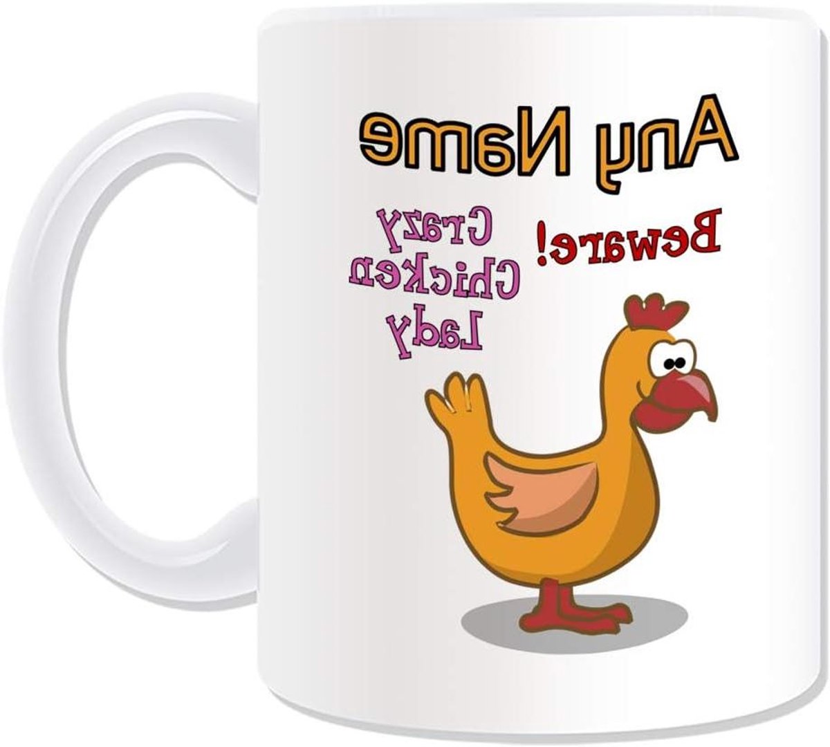 Gepersonaliseerde mok - Cadeau mok - Ochtendkoffie drinken - Uniek dier ontwerp - 325 ml - Wit