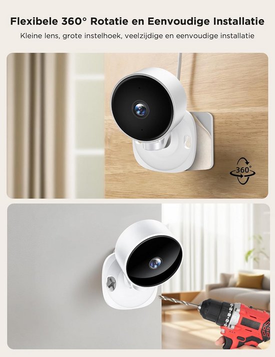 Camerabewaking - Beveiligingscamera Draadloos Buiten - Bewakingscamera - Wifi camera — afbeelding 4