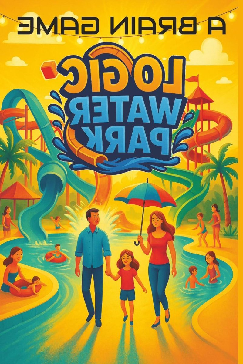 Logica Puzzelboek - Woordspelletjesboek Puzzelboek - Hersenen Trainen - Waterpark Thema - 139 Pagina's - Gekleurd