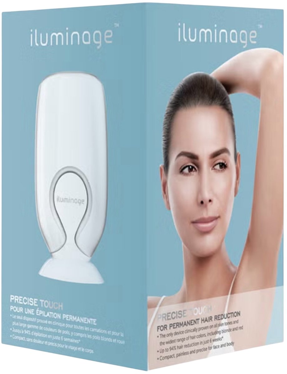 Iluminage Precise Touch Permanent Hair Remover Dual wave technologie (IPL en Radiofrequentie)
