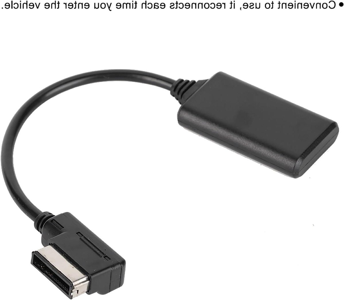 Audiokabel Bluetooth Adapter - Muziek Interface - Muziek Streamen Auto - Bluetooth 5.0 - 5-12V - Zwart