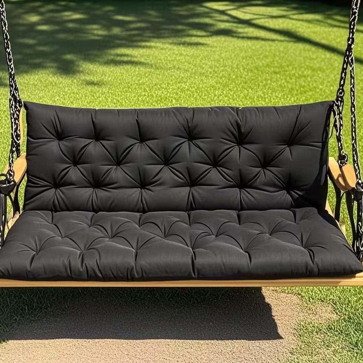 Groot Bankkussen Buiten - Loungeschommel Zitkussen - Comfortabel Zitten - Waterdichte Oxford Stof - 100 x 100 x 10 cm
