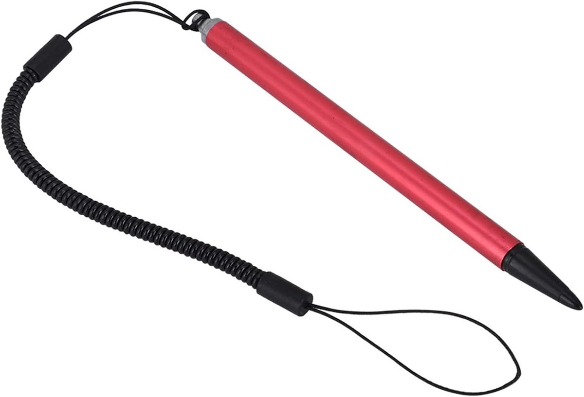 Praktische en Draagbare Touch Pen met Aanraakscherm, Antikras en Hoge Gevoeligheid voor Resistieve Touchscreen Apparaten (Rood)