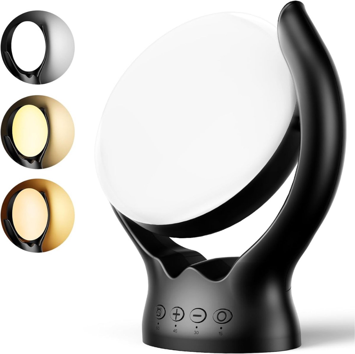 HEZIVO® Lichttherapie Lamp - Daglichtlamp - Lichttherapie Lamp - 3 Kleurtemperaturen - Dimbaar en Timer-10.000 lux
