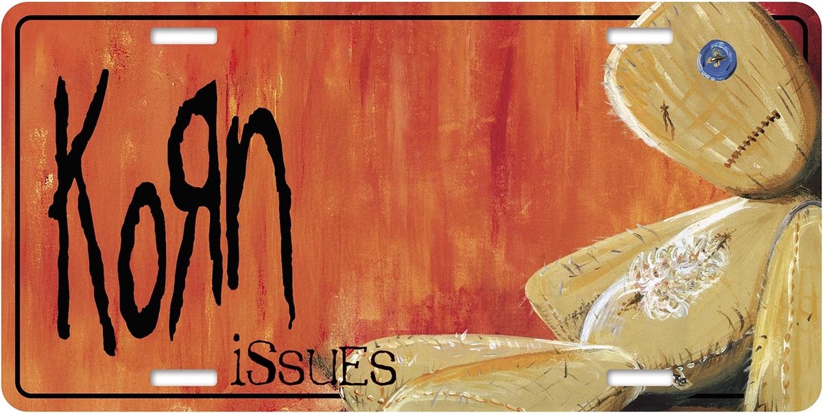 Korn - Issues Metalen wandbord - Multicolours