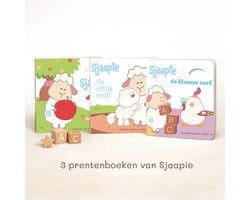 Sjaapie Prentenboeken Set 3 kartonboekjes voor peuters