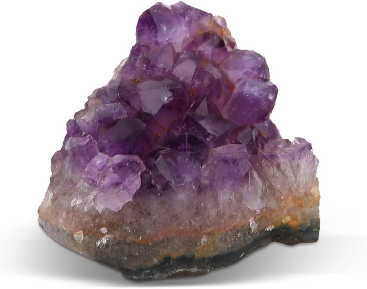 Amethist Cluster - Geneeskrachtige Kristallen, Geode Stenen voor Meditatie en Woondecoratie