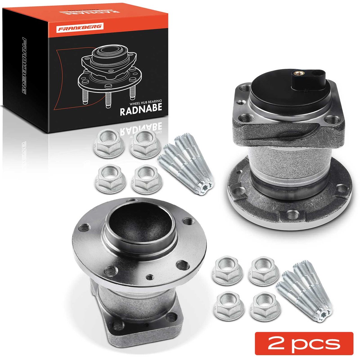 Frankberg 2x Wielnaaf Set Voor voor Subaru Forester Impreza Legacy IV