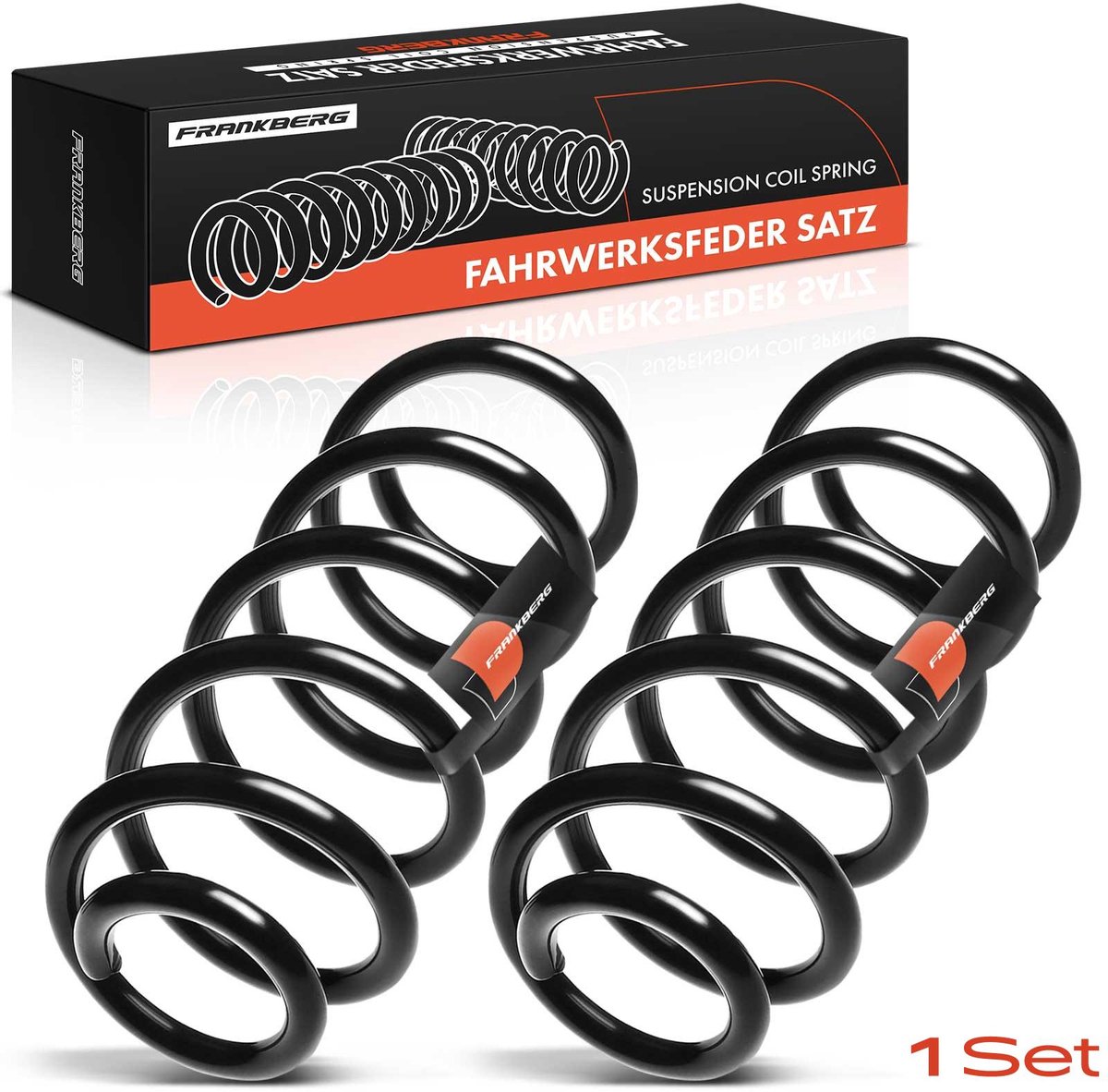 Frankberg 2x schroefveer achteras voor Smart