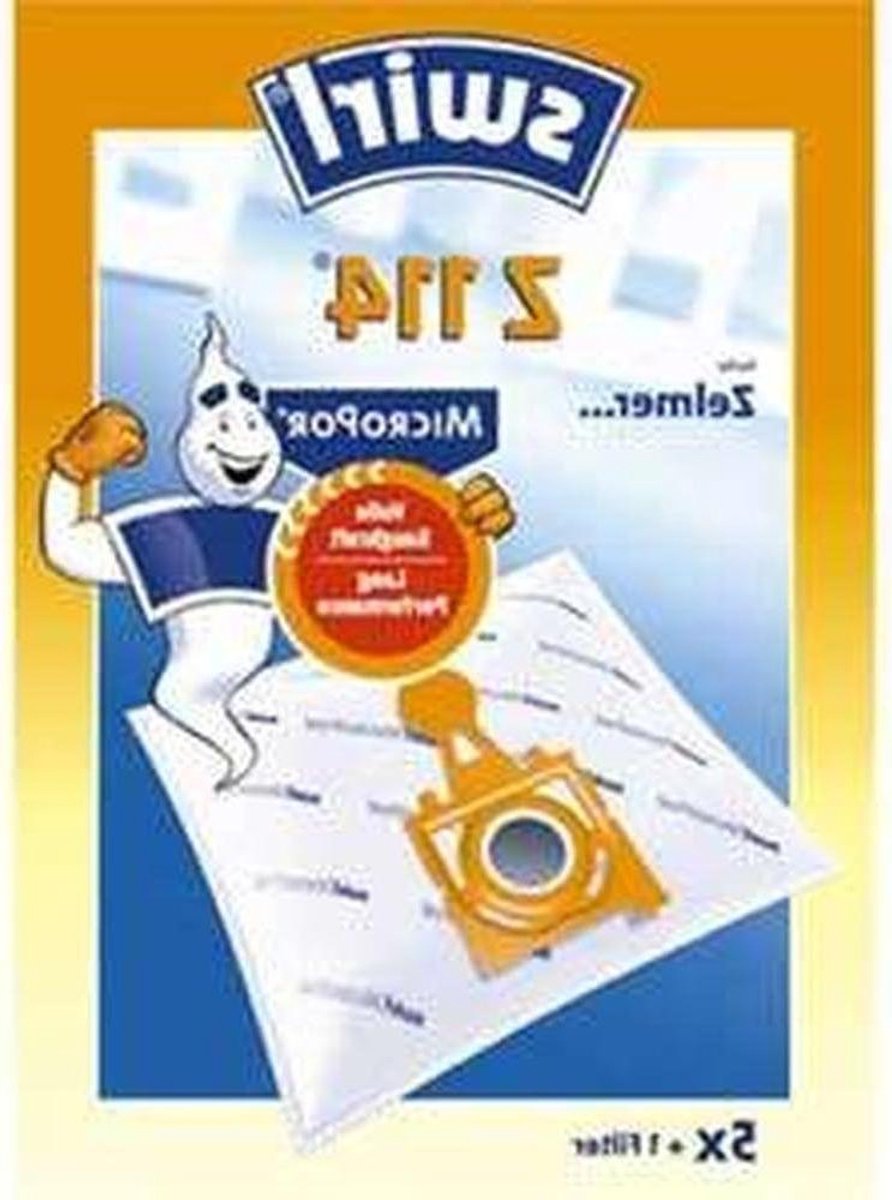 Stofzuigerzakken MicroPor - Zuigerzakken Vlies - Stofzuigen Huis - Hoge Zuigkracht - 5 stuks - Wit