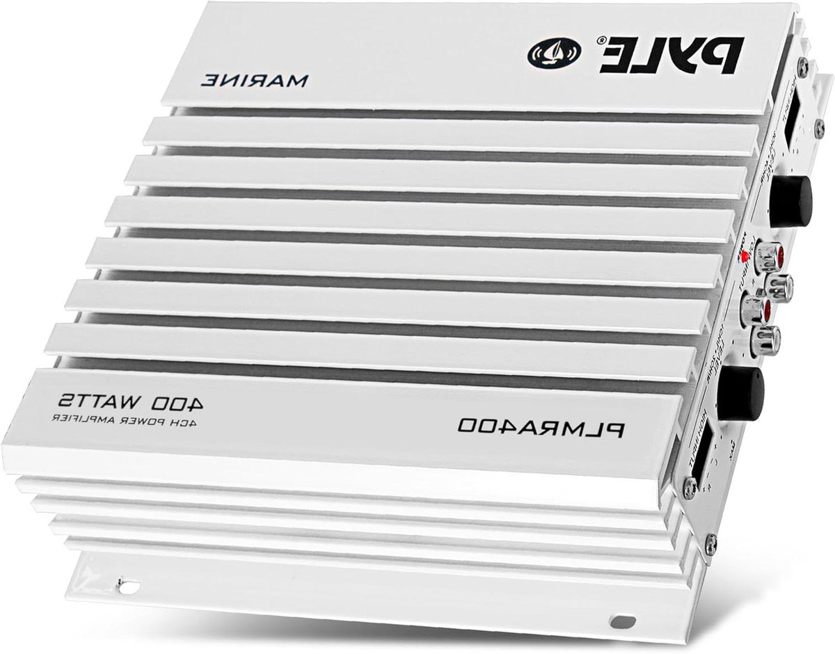 Marin Versterker - Waterdichte Audio Versterker - Boot Geluidssysteem - 4 Kanaals 400 Watt
