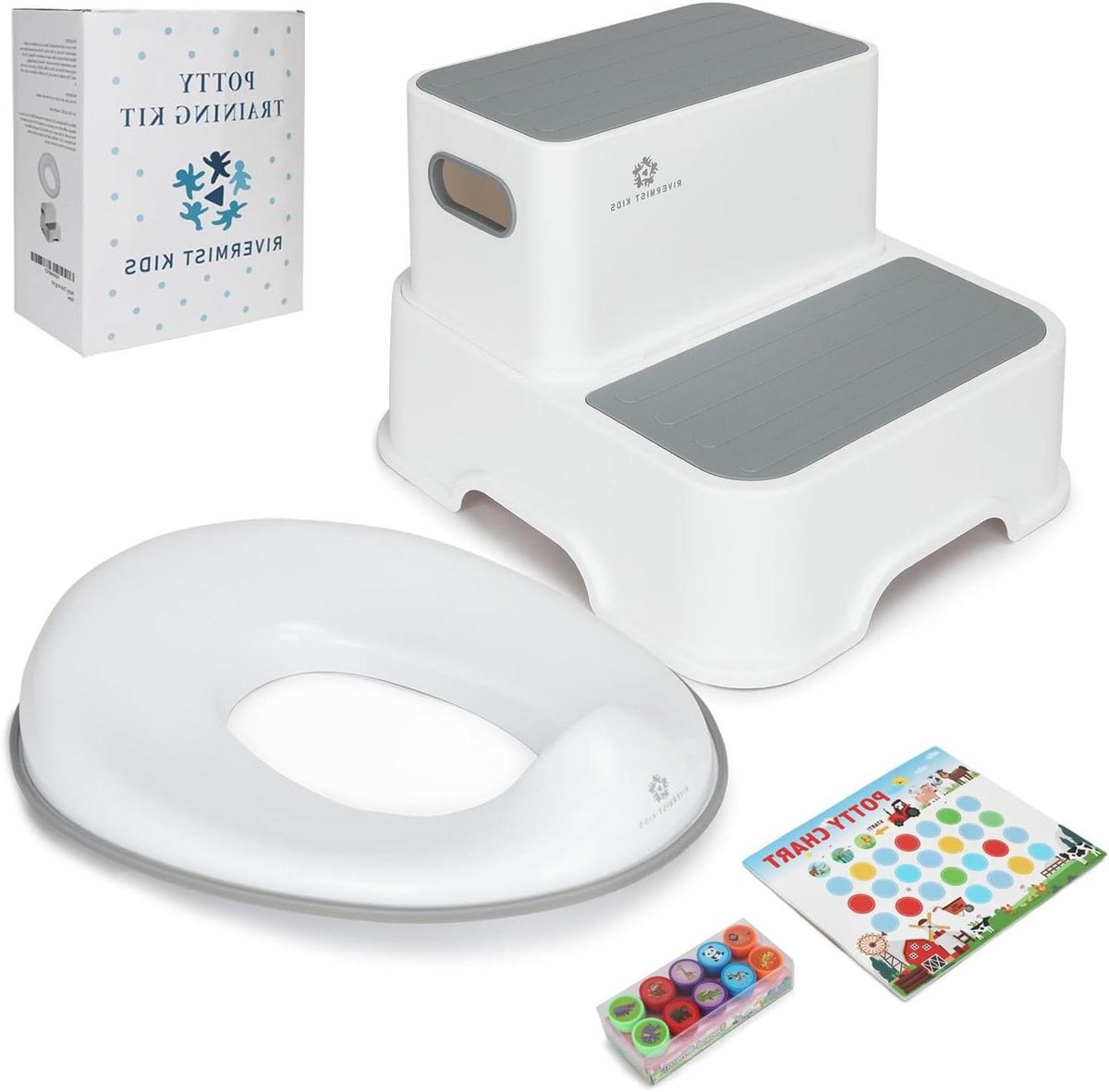 Zindelijkheidstrainingsset - Potjestraining Kit - Kind Zindelijk Maken - Complete 5-in-1 Set - 41 x 185 x 33 cm