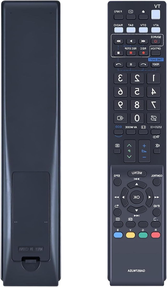 Vervangende Afstandsbediening - Universele Afstandsbediening TV - TV Bediening - Plug-and-play - 23 cm - Zwart