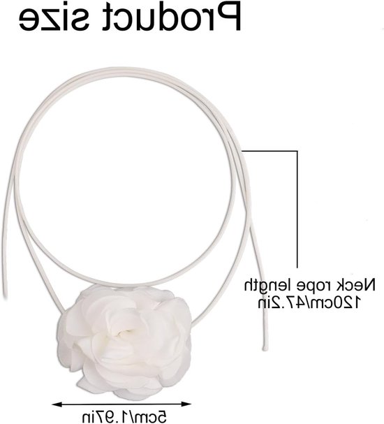 Elegante Vintage Bloemen Choker, Verstelbare Boho Ketting met Rozen voor Dames en Meisjes, Perfect voor Bruiloften en Feestjes — afbeelding 5