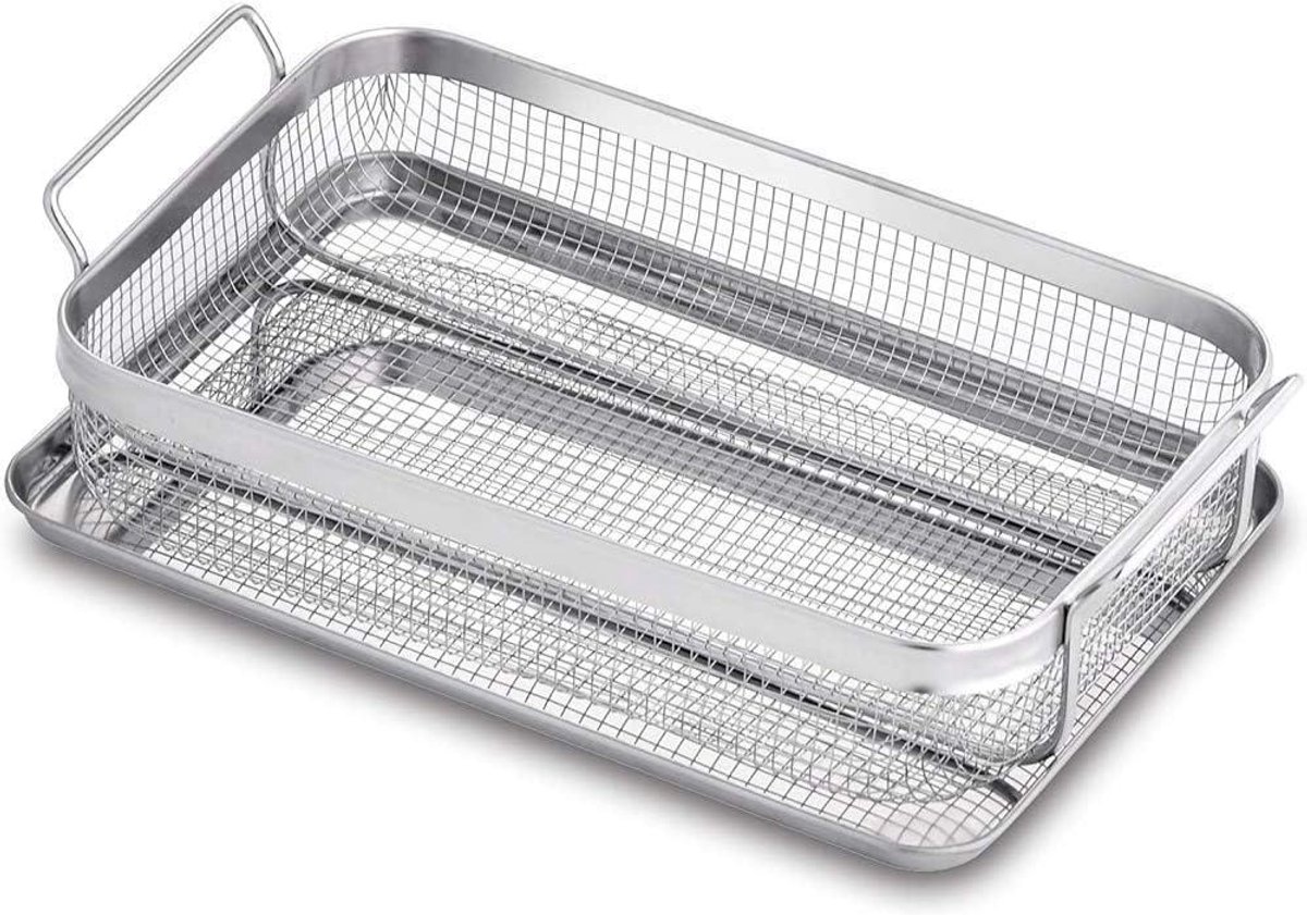 Oven rooster set - Rooster en bakplaat - Bakken en braden - Verhoogde dikte 25%