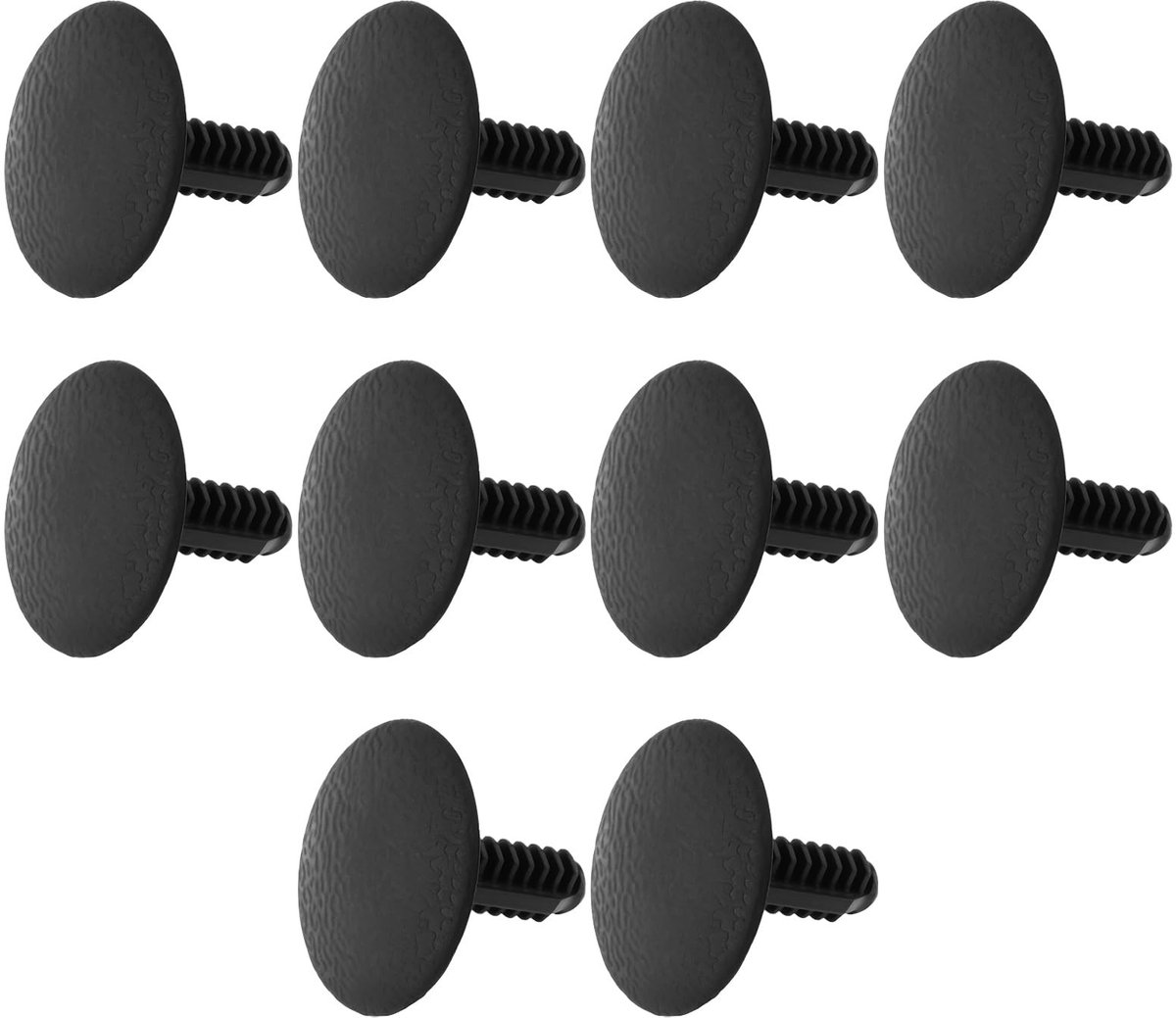 Dailygoods- Interieur Trim Clip 10 Stuks - Bevestiging Binnenpanelen - Compatibel met Mazda MX-5 NA/NB/NC/ND - Zwart - Kunststof - 20 mm Diameter - Bevestigingsclip