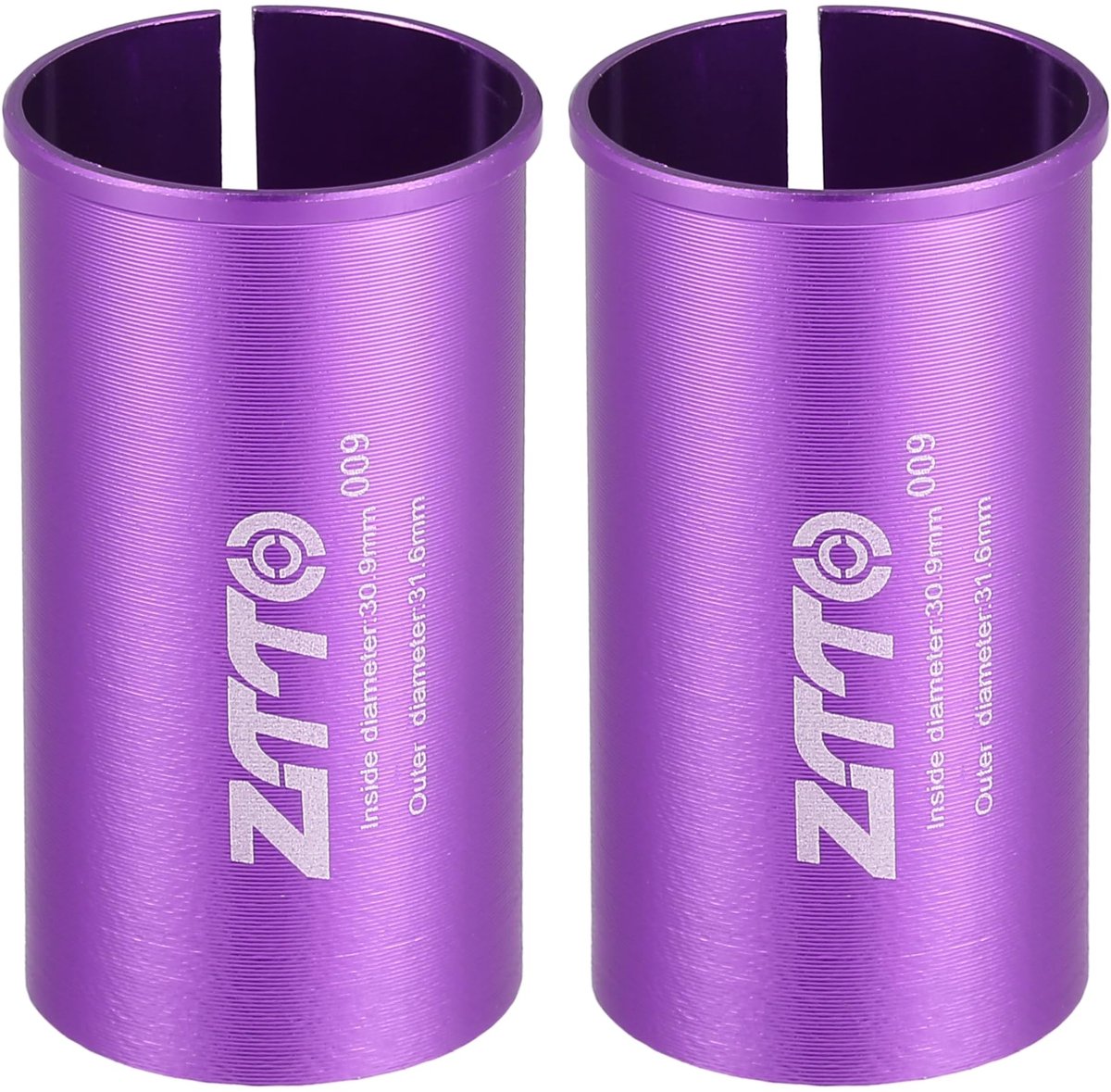 Dailygoods - Fiets Zadelpen Adapter Set 30.9mm en 31.6mm