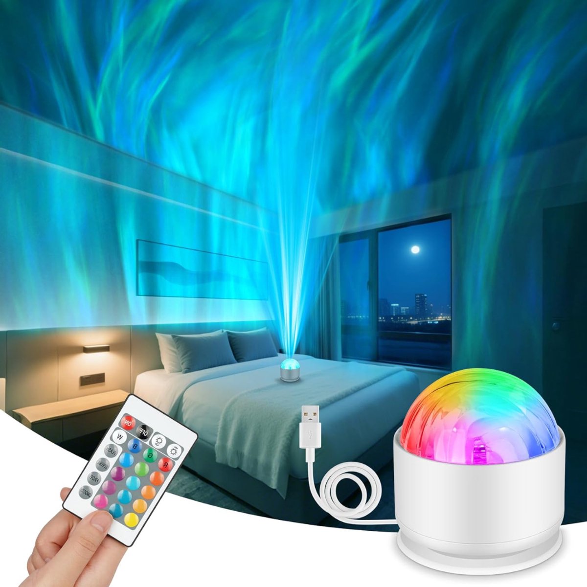 CLVP® Noorderlicht Projector - Galaxy Lamp - Aurora Projector