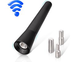 Auto Antenne - Dakstaaf Accessoire - Radio Ontvangst - Kort en Robuust - 65 cm - Zwart