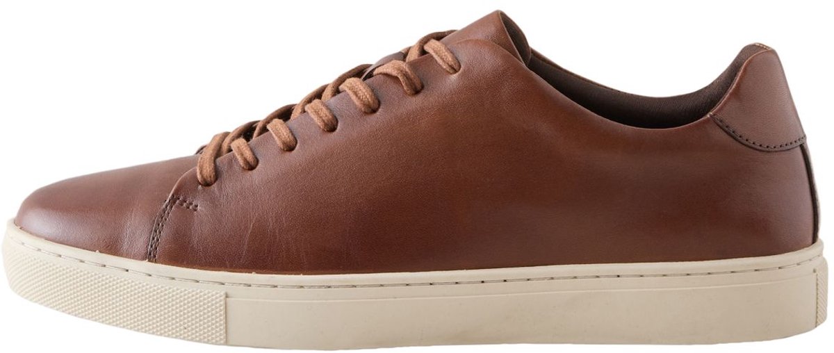 Next - Heren - Lange smart-casual sneakers - Bruin