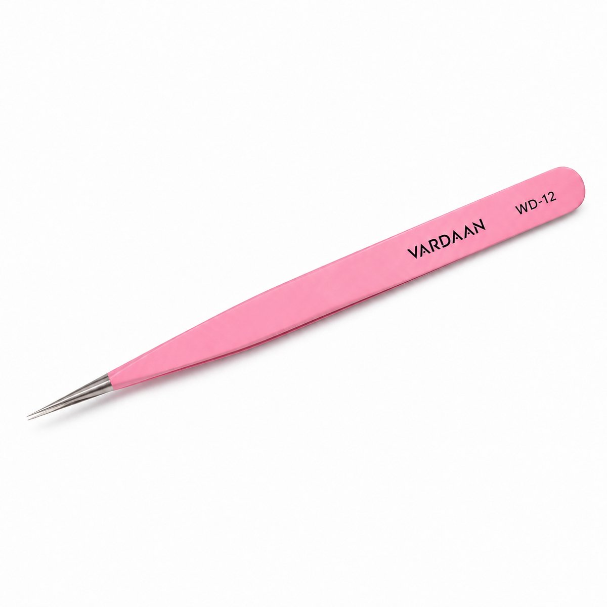 Vardaan WD-12 Pincet Recht 13,6 cm – Epileer Pincet – Tweezer – Wenkbrauw Pincet – Splinter Pincet – Wimper Pincet – Punt Pincet – Precisie Pincet – RVS – Antistatisch – Fijne Punt – Haartjes – Techniek – Elektronica – Professioneel – Allround