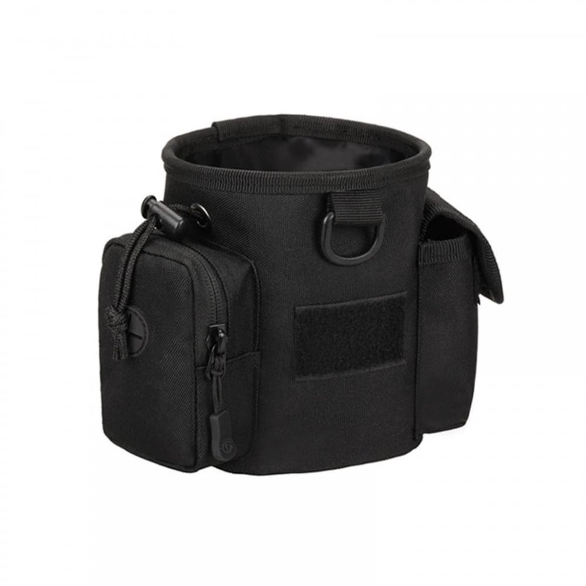 Dailygoods- Trainingstas Waterdicht - Hondenrugzak met 2 Zijzakken - Poepzakdispenser - Gemaakt van 600D Oxford - Grote Capaciteit - Slijtvast en Scheurbestendig - Hondentas