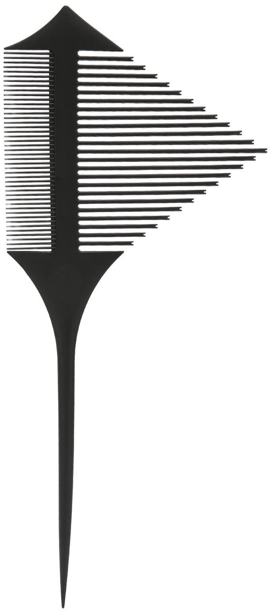 Dailygoods- Haarkammetjes Zijkam - Highlighting Comb - Anti-slip Kam - Haarverven - Kleurkam - Dubbelzijdige Kam met Handgreep - Haarkam