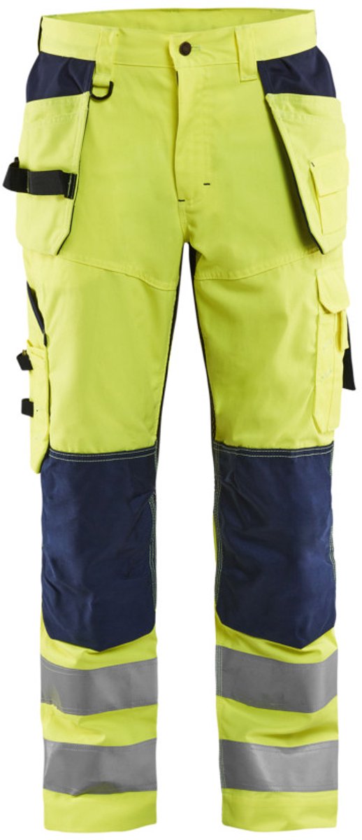 Blaklader Werkbroek High Vis met ventilatie 1565-1811 - High Vis Rood/Zwart - C48