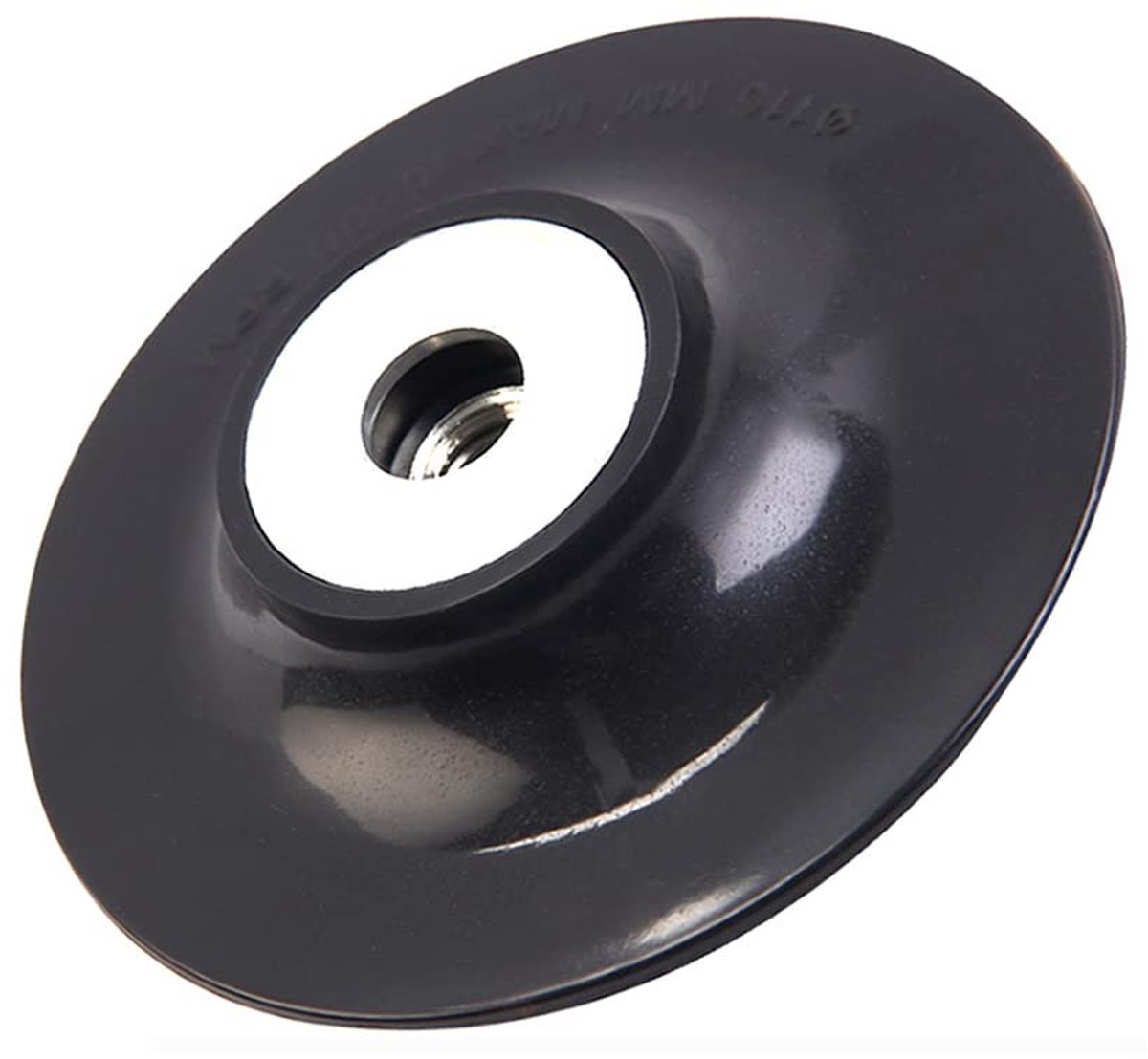 Dailygoods- Backing Pad 100mm Rubber - Haakse Slijper Accessoires - M10 Draad - Slijtvast - Eenvoudig te Installeren - Hoogwaardig Materiaal - Schuurpad