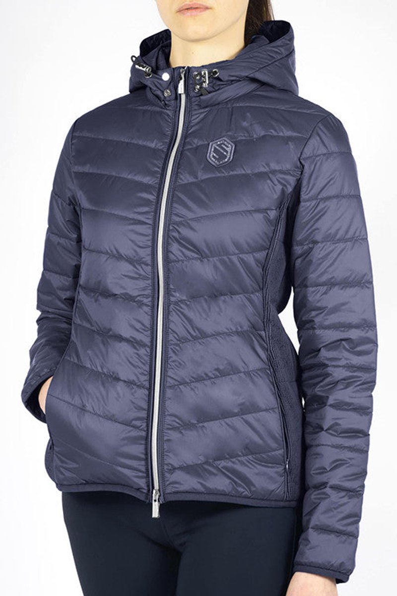 Samshield FW25 COURCHEVEL-ICE PRINT PUFFER- NAVY -XS