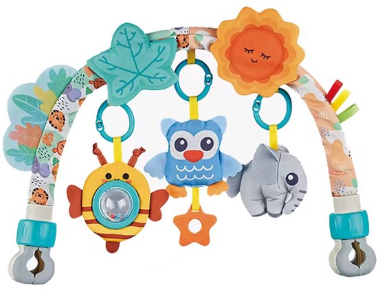 Baby Speelboog met Clips - Verstelbaar Activiteitenspeelgoed & Baby Mobiel - Voor Wieg, Box & Kinderwagen - Vanaf 0+ — afbeelding 3