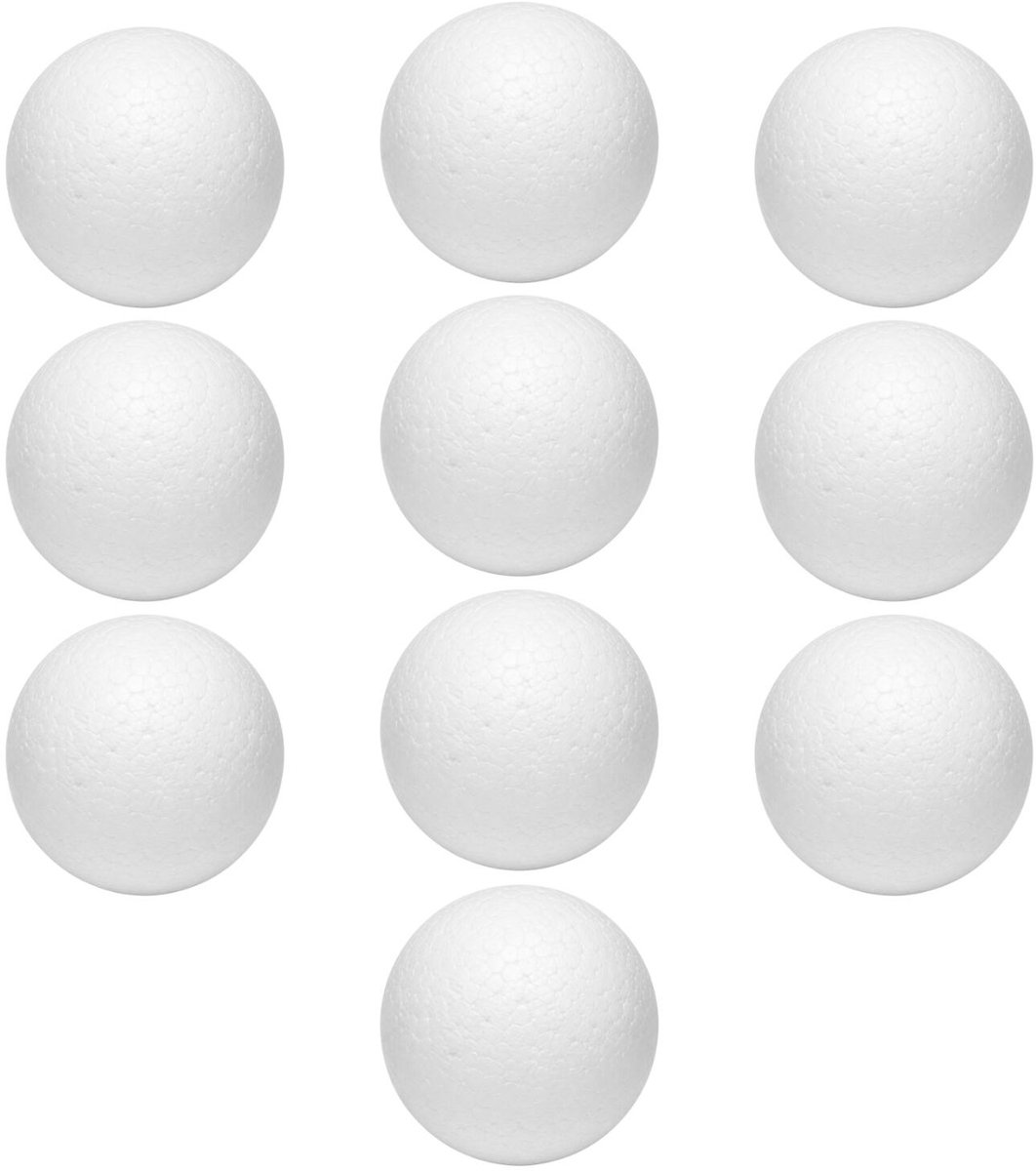 Piepschuim vormen bal - 10x - D10 cm -