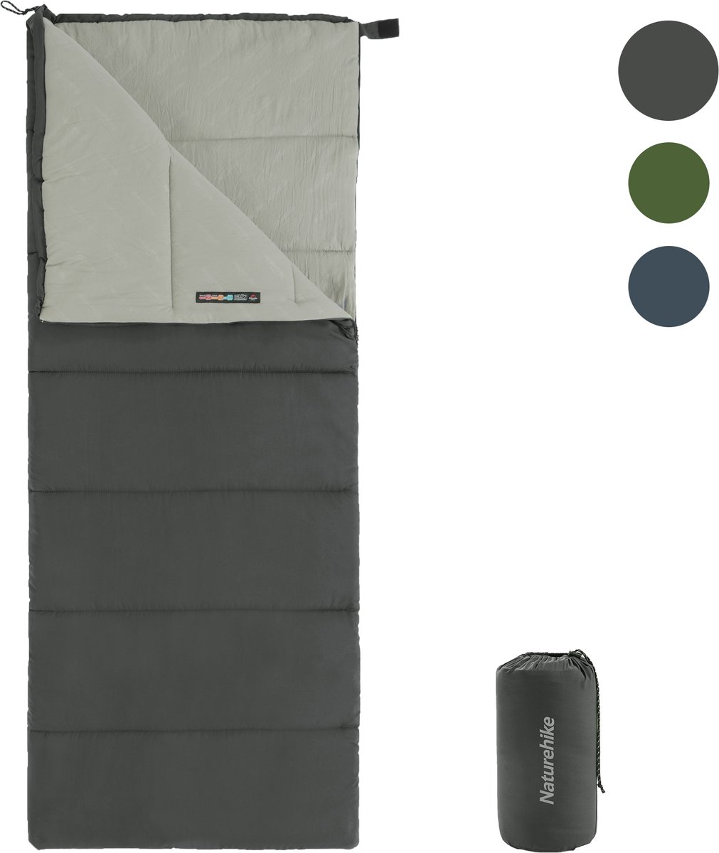 Naturehike F150 Slaapzak Volwassenen 190×75 cm – Lichtgewicht Camping Slaapzak 1 kg – Comforttemperatuur 13°C – Machinewasbaar