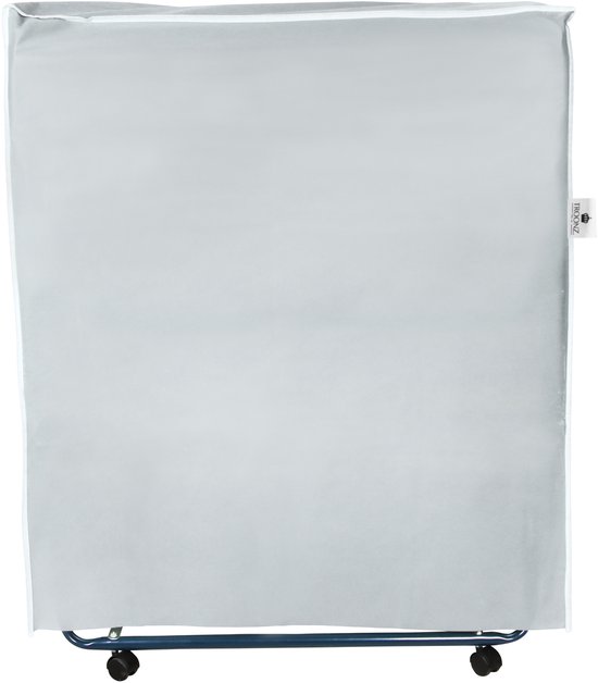 Troonz® Opklapbed One Deluxe 90x200 cm – Logeerbed | Eenpersoonsbed | Vouwbed met Matras & Lattenbodem | Incl. Beschermhoes