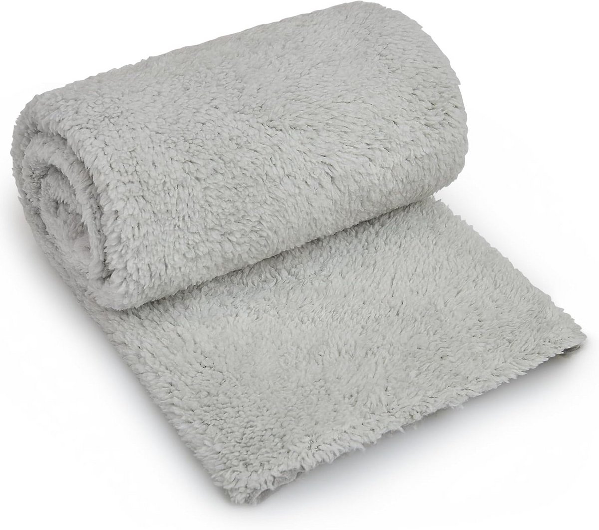 Babydeken Katoen - Babydekentje Inbaker - Warm en Zacht - Huidvriendelijk Materiaal - 102x76cm - Wit