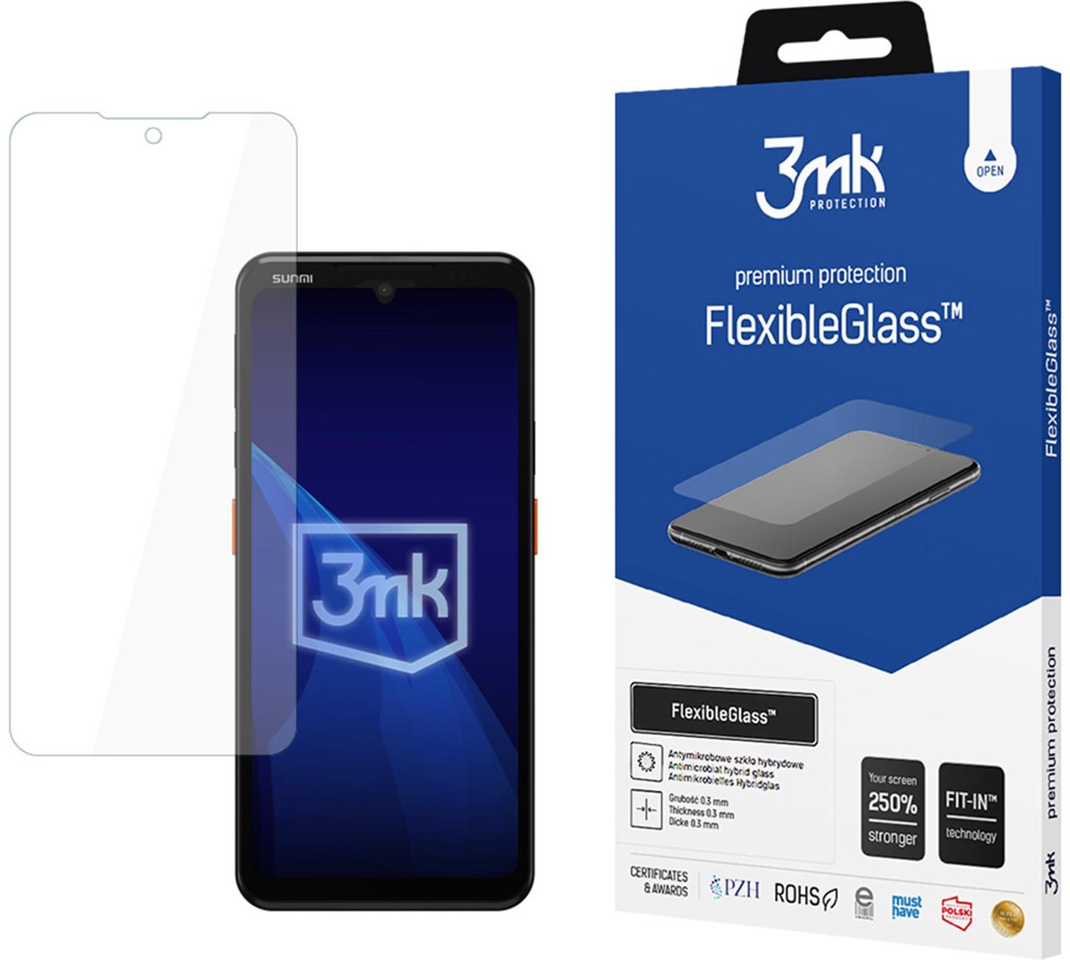 3Mk Sunmi L3 Gehard Glas Voor Flexibleglass 2E Generatie Apparaatbescherming