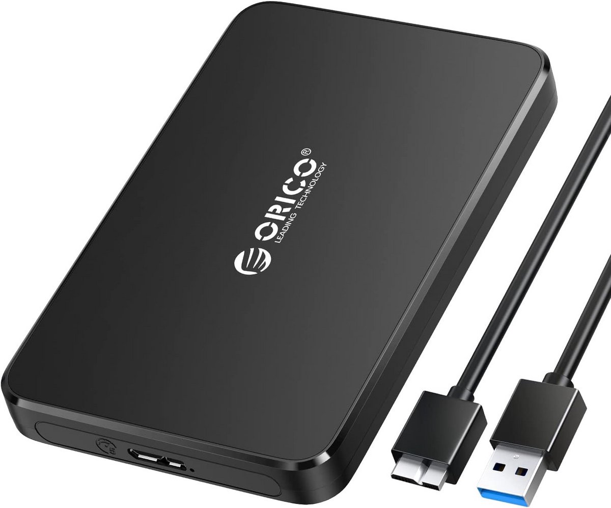 Externe Harde Schijf Behuizing - 2.5 Inch Behuizing - Data Opslag - Tool-free Installatie - Tot 6TB - Zwart