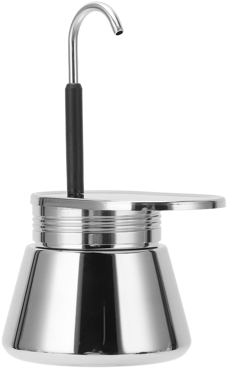 Dailygoods- Koffiekopje Lichtgewicht - Roestvrij Staal - Mokka Pot - Koffiezetapparaat - Outdoor Camping - 50 ml Inhoud