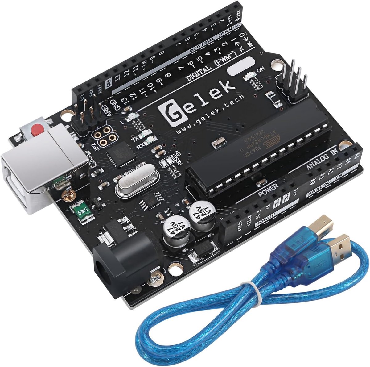 Microcontroller Board - Ontwikkelbord - Elektronica Projecten - ATmega328P Chip - 1 Stuks - Groen