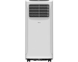 Daity Draagbare airconditioner – 7000 BTU – 3-in-1 airconditioner (koeling, ventilatie en ontvochtiging) – Uitgerust met afvoerkanaal, aansluiting, plat mondstuk en afstandsbediening