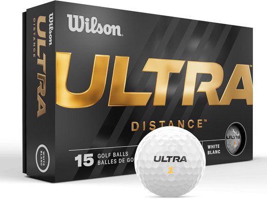 Golfballen - Afstandsballen - Lange Afstanden - 2-Delige Constructie - 15 Stuks - Wit — afbeelding 2