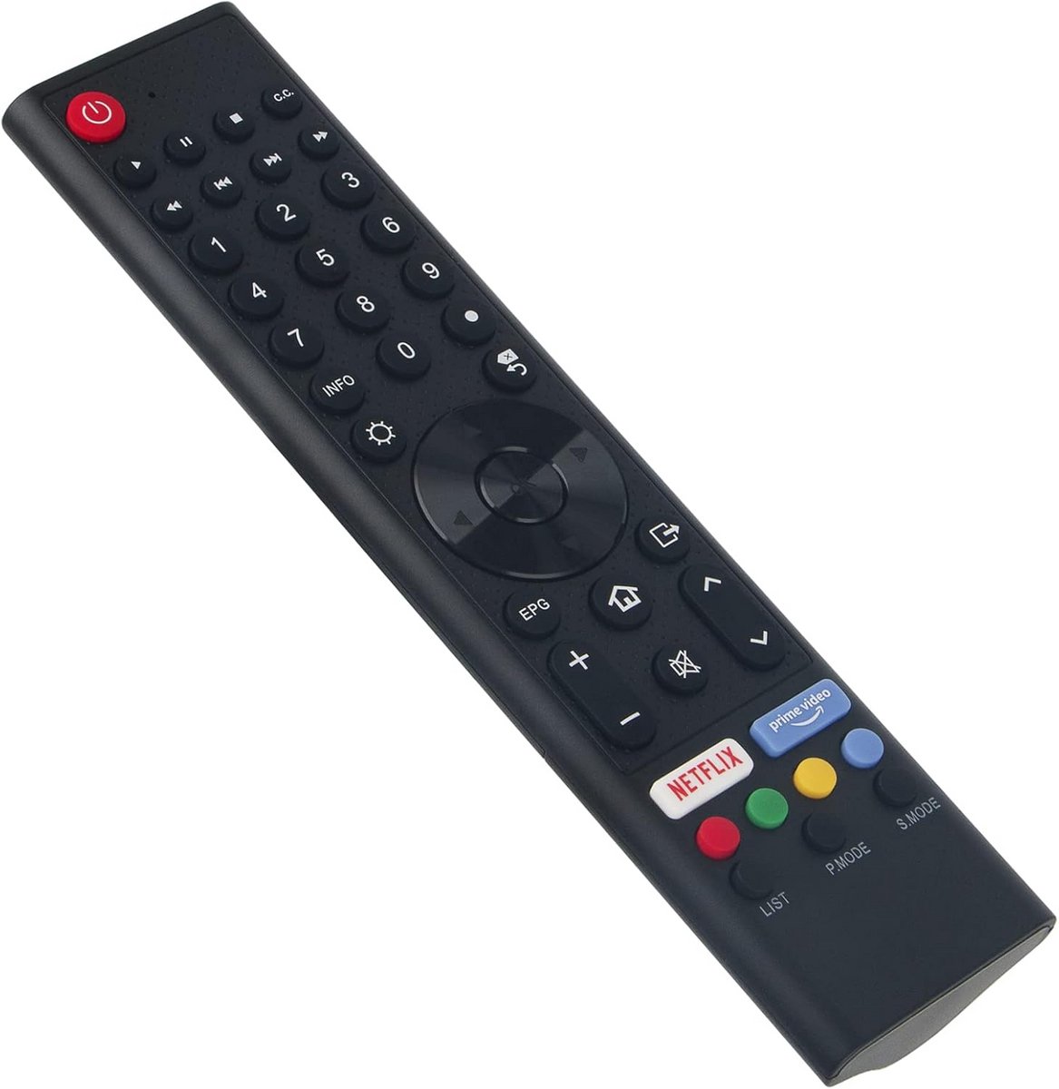 Afstandsbediening - Universele Bediening - TV Kijken - Direct Klaar Voor Gebruik - Infrarood - Zwart