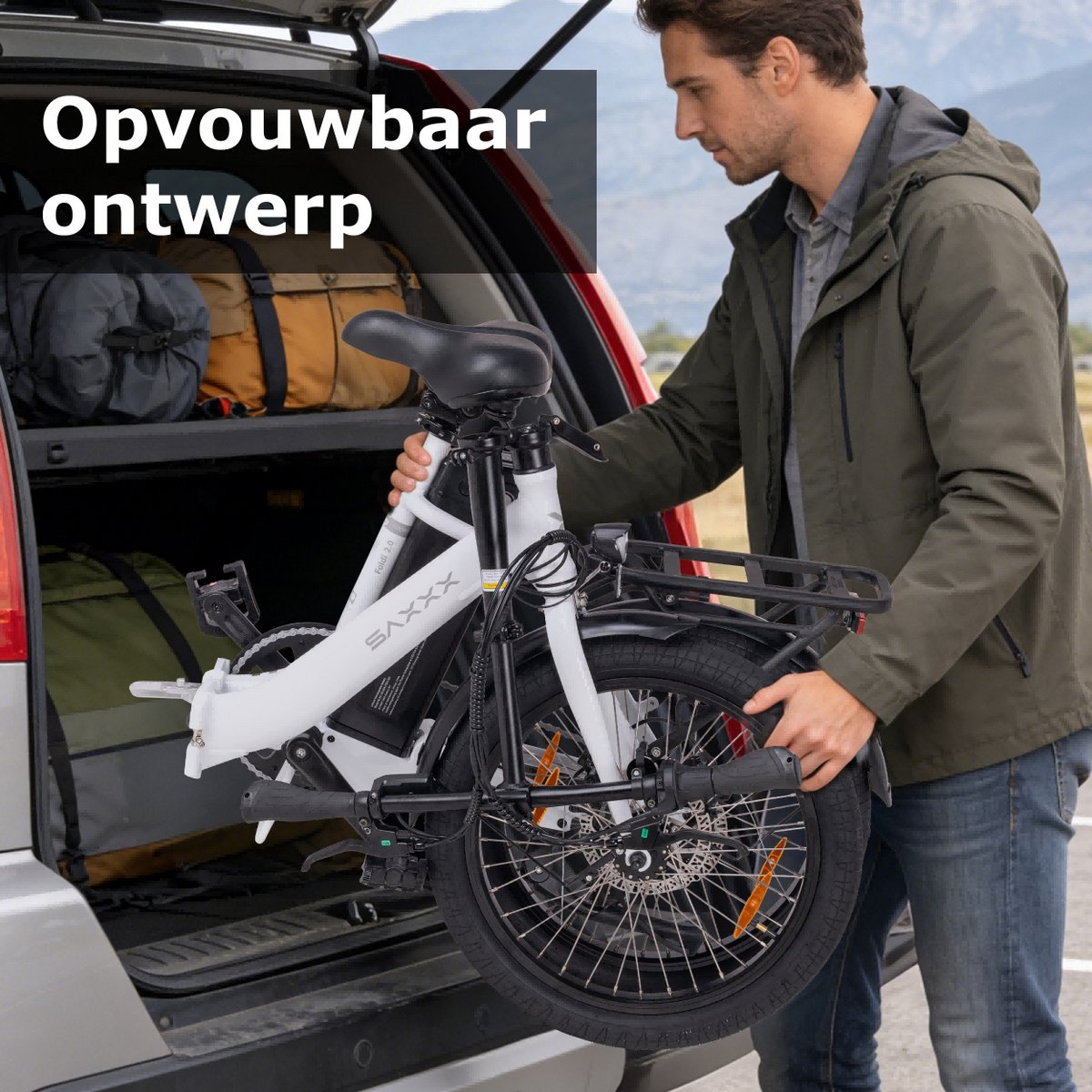 SAXXX Foldi 2.0 - 20 inch opvouwbare elektrische fiets thumbnail 3