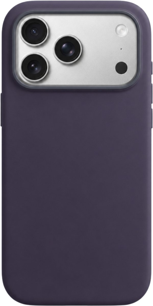 Mastersøn iPhone 17 Pro Max Siliconen Hoesje MagSafe - Paars