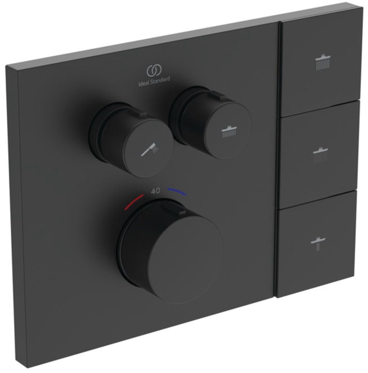 Ideal Standard Brausetherm. UP CTherm Navigo Solos Silk Black, A7894XG